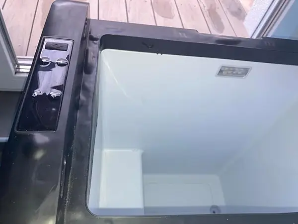 Käuferfoto: PLUG IN FESTIVALS Elektrische Kühlbox, 64 Liter